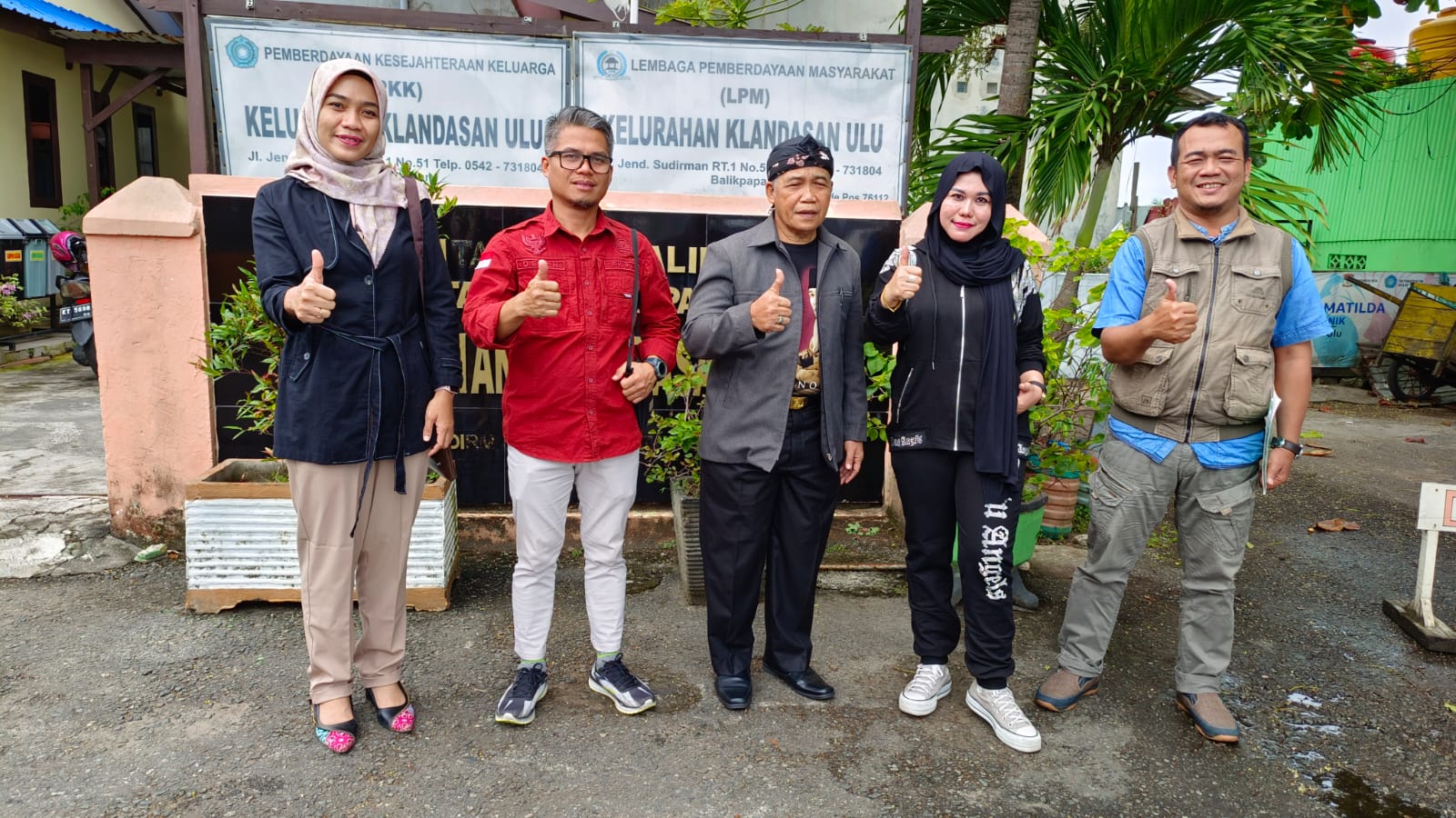 Kunjungan Lurah Kecamatan bontang selatan dan bintang barat