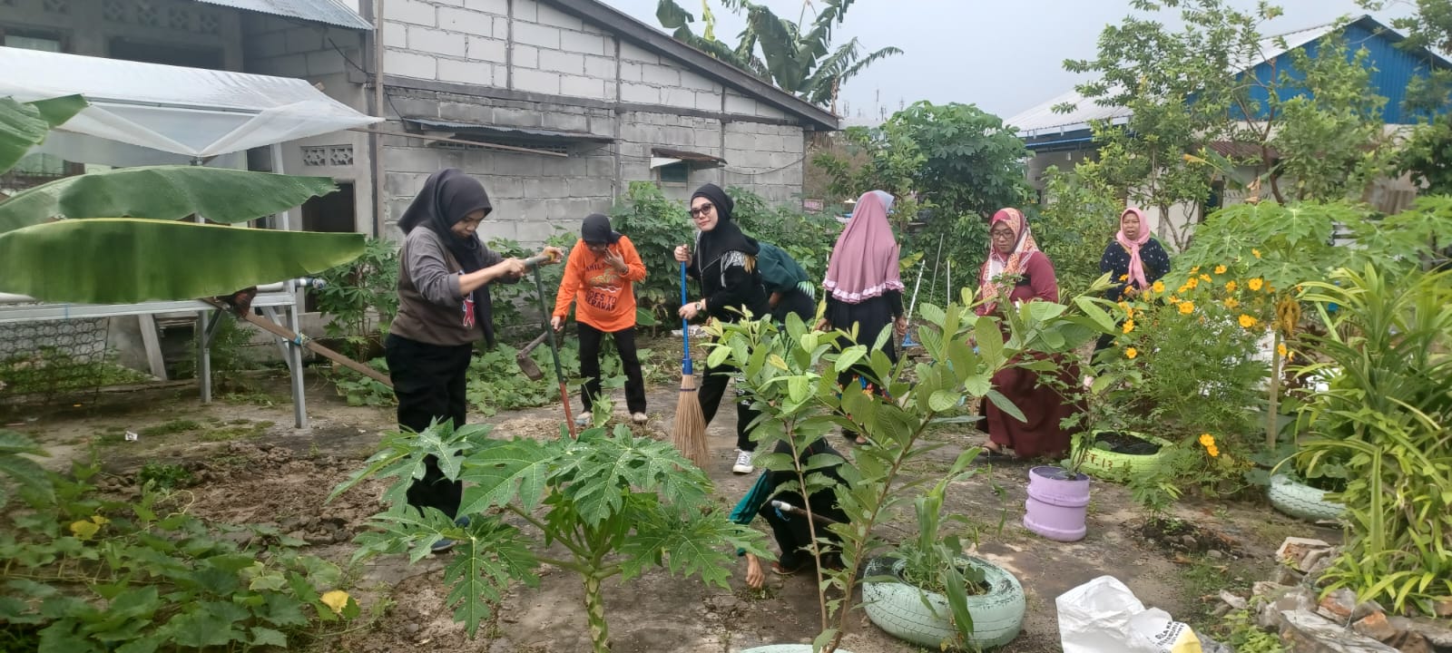 Kerja bhakti Persia pan Lomba CGH Tingkat kecamatan 